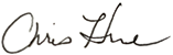 Chris Hune signature